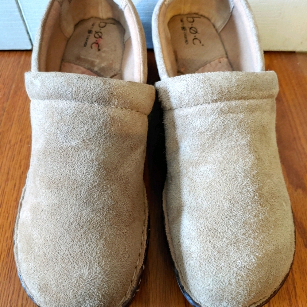 B.O.C. Clog Shoe Shade Tan Mules sz 11